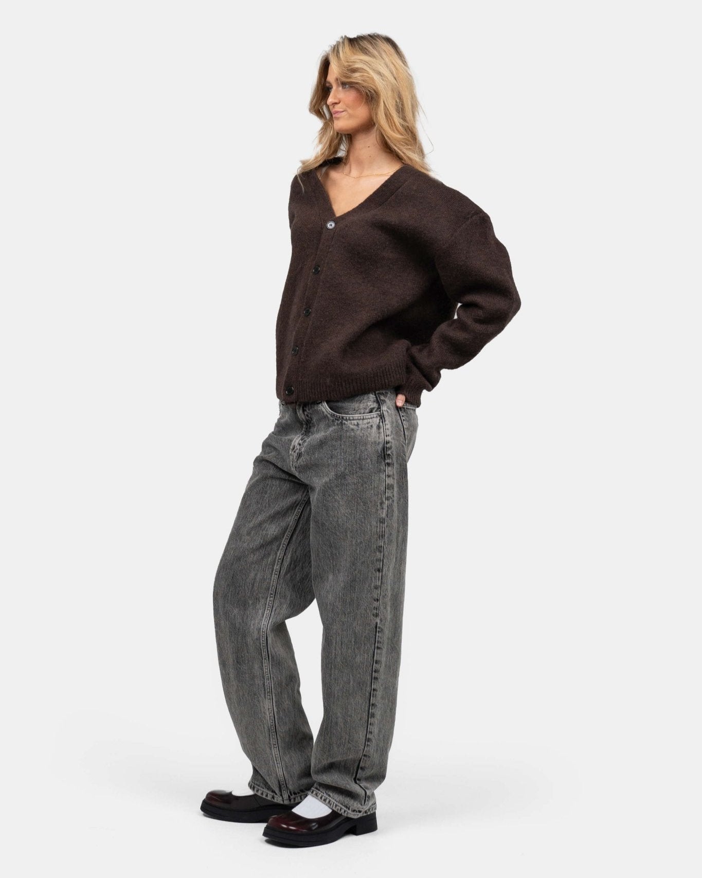 Cardigan Brun | Skagen - clothing.dk